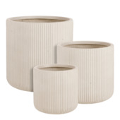 Nuovo pot rond beige set