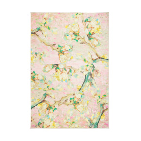 Vloerkleed Bloemen van Gogh roze 160x230cm