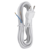 Handson Eurosnoer met Stekker Wit 3 M