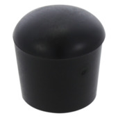 Handson meubeldop rond zwart 16 mm 4 stuks