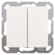 Gira ST55 inbouw wissel-/wisselschakelaar wit