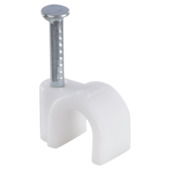 Handson Kabelclip Rond Wit 6 mm 25 Stuks