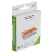 Wago Lasklem 5-voudig 0,14-4mm2 Hersluitbaar 8 stuks