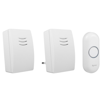 Byron DBY-21134 Draadloze deurbel Complete set 100m kopen? Intercoms & deurbellen | Karwei