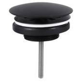 Differnz Always Open wastafel afvoerplug zwart