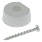 HANDSON kastplankdrager met nagel wit 20 stuks