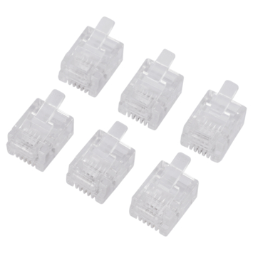 Q-Link telefoon plug modulair 4-polig 6 stuks kopen? Audio & video accessoires | Karwei