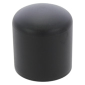 HANDSON meubeldop rond zwart 25 mm 4 stuks