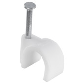 HANDSON kabelclip rond wit 10mm (25 stuks)