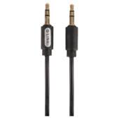 Q-Link verlengkabel stereo 3.5 mm male/male 1.5 meter zwart
