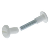 Handson koppelschroef 34-41mm wit 4 stuks