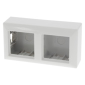 Jung AS500 Opbouwraam 2-voudig Wit