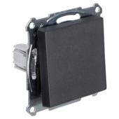 Schneider Merten System-M Wisselschakelaar Antraciet