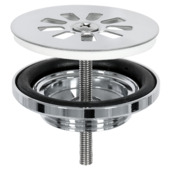 Differnz fonteinafvoerplug Chroom