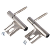 Handson Inboorpaumelle vernikkeld voor Polynorm kozijnen - 2 stuks