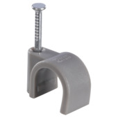 Handson Kabelclip Rond Grijs 12 mm 25 Stuks