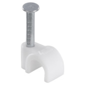 HANDSON kabelclip rond wit 4mm (25 stuks)