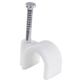 HANDSON kabelclip rond wit 9mm (25 stuks)