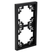 KARWEI Zenith afdekraam 2-voudig mat zwart