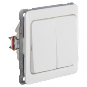 PEHA Standard wissel-wisselschakelaar wit