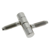 HANDSON Inboorpaumelle 36 mm vernikkeld - 6 stuks