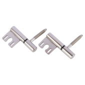 Handson Inboorpaumelle vernikkeld voor Hörmann kozijnen - 2 stuks