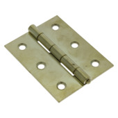 HANDSON Scharnier 60x46 mm vermessingd - 2 stuks