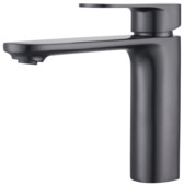 Atlantic wastafelkraan Iven gun metal