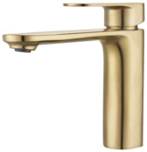 Atlantic wastafelkraan Iven goud