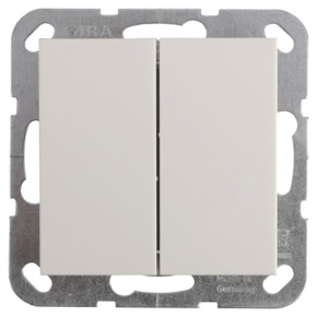 Gira ST55 inbouw serieschakelaar wit