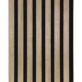 Kleurstaal lattenwand Decowall Acoustic vergrijsd eiken 25x30cm