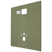 Toilet achterwand MDF 122 x 100 cm 15 mm vochtwerend