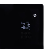 Eurom Alutherm Verre 2000 Watt Zwart met Wifi