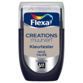 Flexa Creations muurverf kleurtester mat nice taupe 30 ml