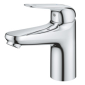 Grohe wastafelkraan Swift Medium-size  Push open Chroom