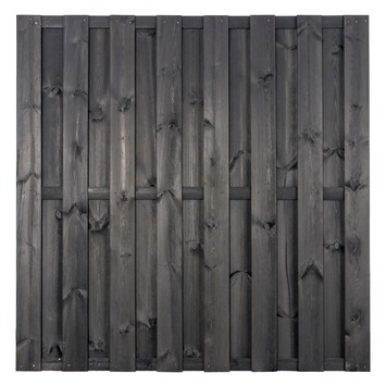 Schutting Nero antraciet grenenhout ca. 180x180 cm recht kopen? Karwei