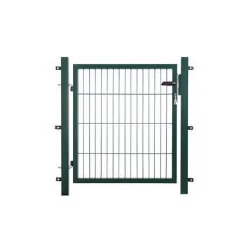 Tuinpoort compleet enkel metaal groen 100x100cm