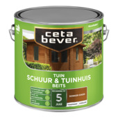 CetaBever Tuinbeits Schuur & Tuinhuis zijdeglans transparant donker eiken 2,5 liter