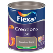Flexa Creations binnenlak extra mat spacious grey 750 ml