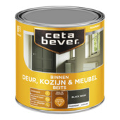 CetaBever Deur, Kozijn & Meubelbeits zijdeglans transparant black wash 250 ml