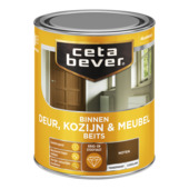 CetaBever Deur, Kozijn & Meubelbeits zijdeglans transparant noten 750 ml