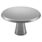 Hermeta meubelknop rond met bout M4 40 mm naturel