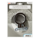Martens ophangbeugel met pen 60 mm bruin 2 stuks