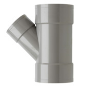 Martens PVC T-stuk 45° 3x Mof 110 x 75 mm