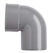Martens PVC bocht 90° grijs 1x mof 110 mm