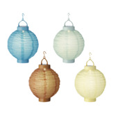 Solar LED lantaarn 23 cm hoog diverse kleuren