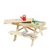 Kinderpicknicktafel met afneembare zandbak 94 cm