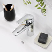Grohe Wastafelmengkraan Swift S-size Push Open Chroom