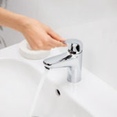 Grohe Wastafelmengkraan Swift S-size Push Open Chroom