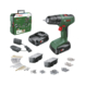 Bosch 18V accuboormachine EasyDrill Systeembox met 241 accessoires (incl. 2 accu's 1.5Ah + lader)